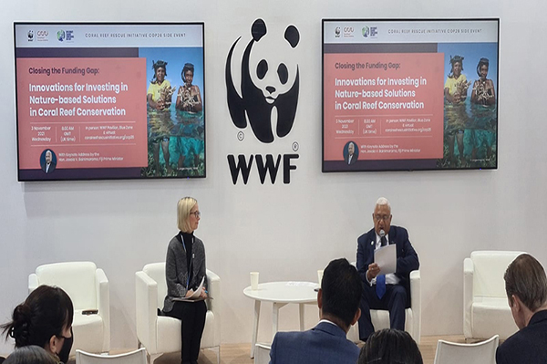 Fiji calls for urgent investment in coral reefs for climate resilience